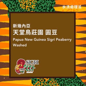 新幾內亞 天堂鳥莊園 圓豆 【水洗處理】